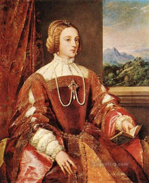 Empress Isabel of Portugal Tiziano Titian Oil Paintings